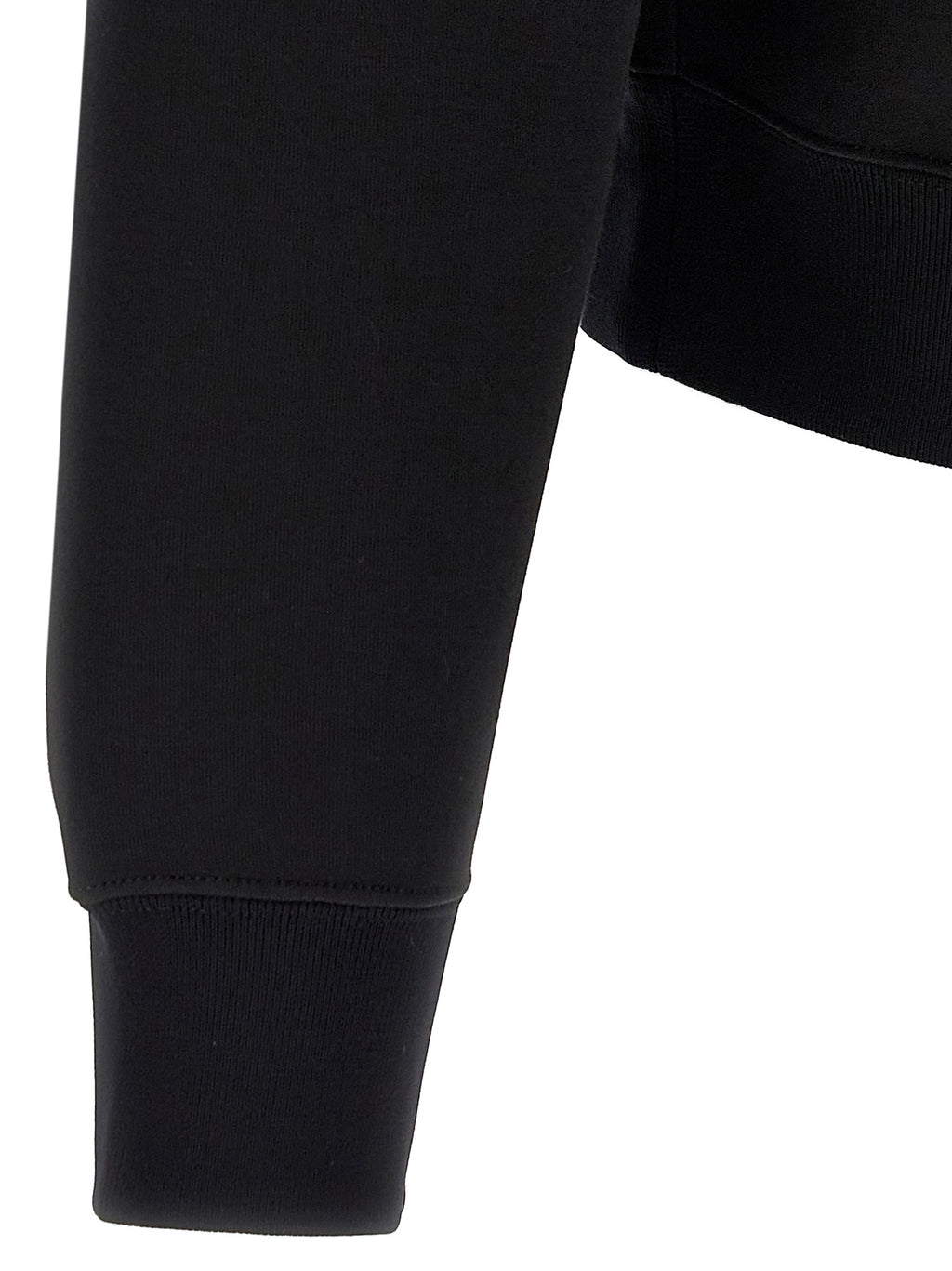 Black Cotton Sweatshirt