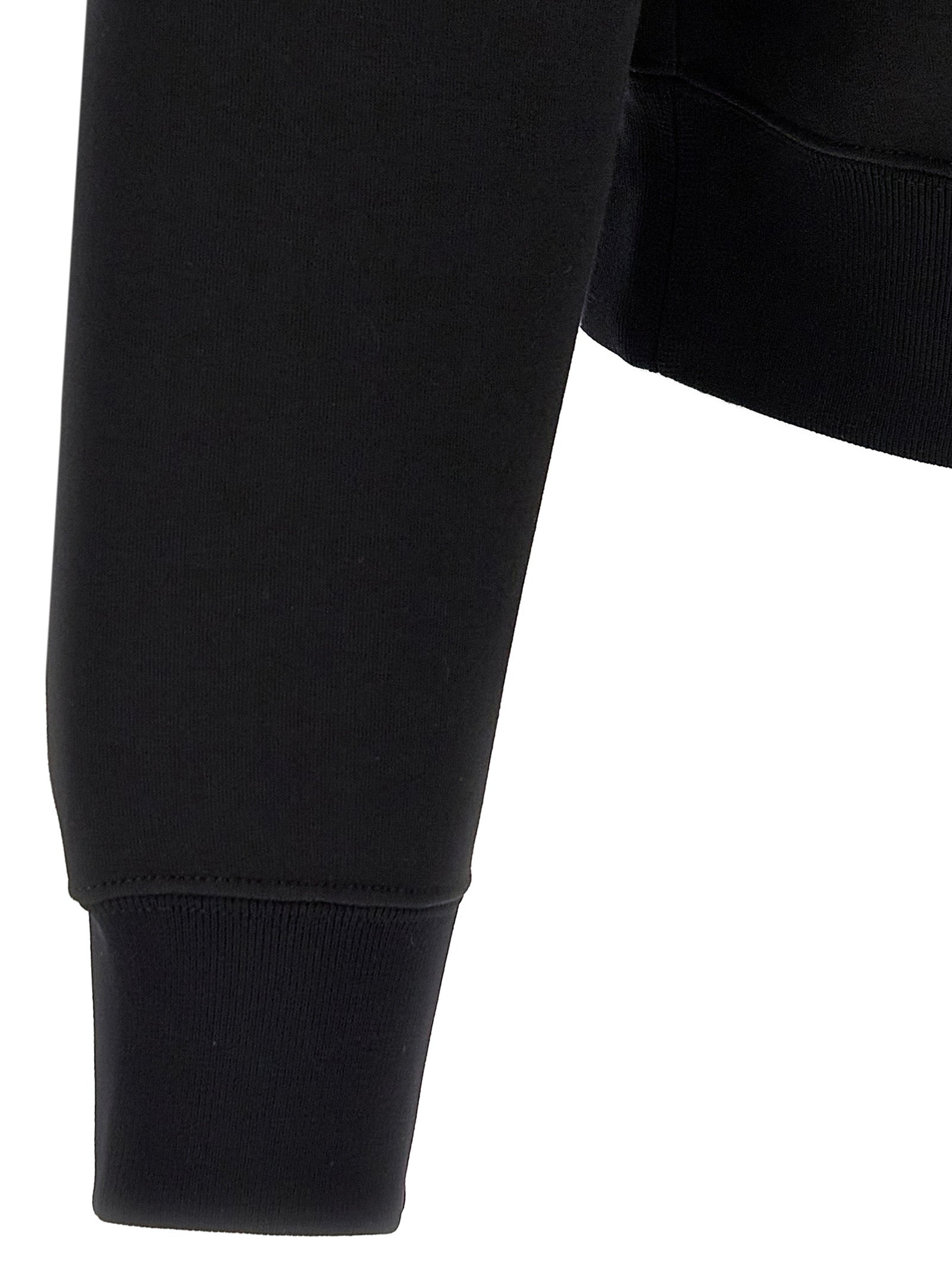 Black Cotton Sweatshirt