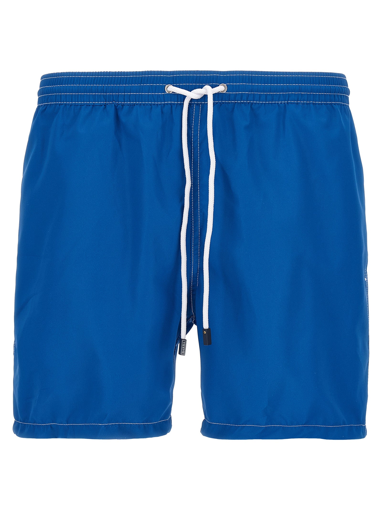 Blue Polyester Swim Shorts