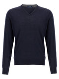 Blue Wool Cardigan