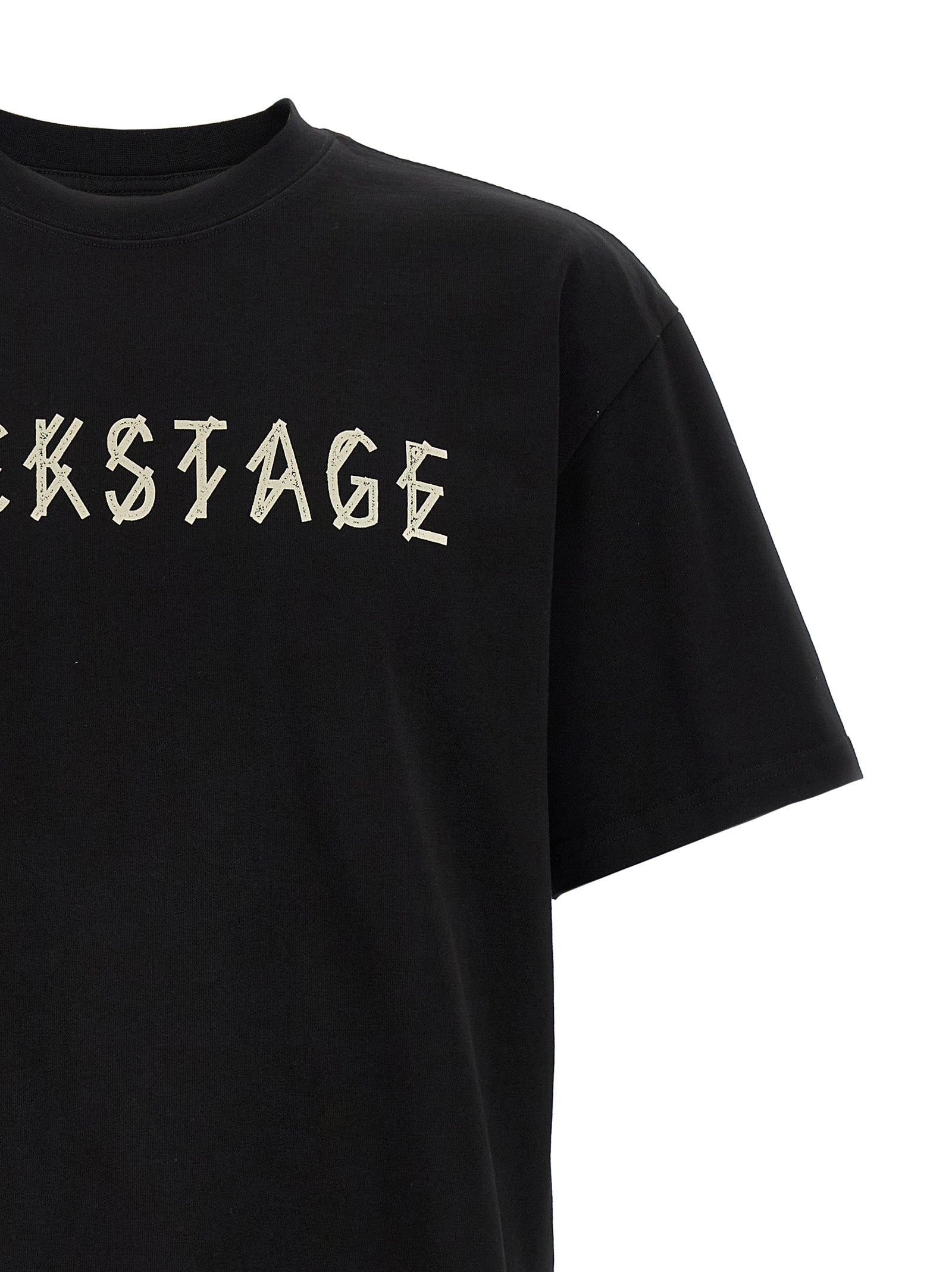 Black Cotton T-Shirt
