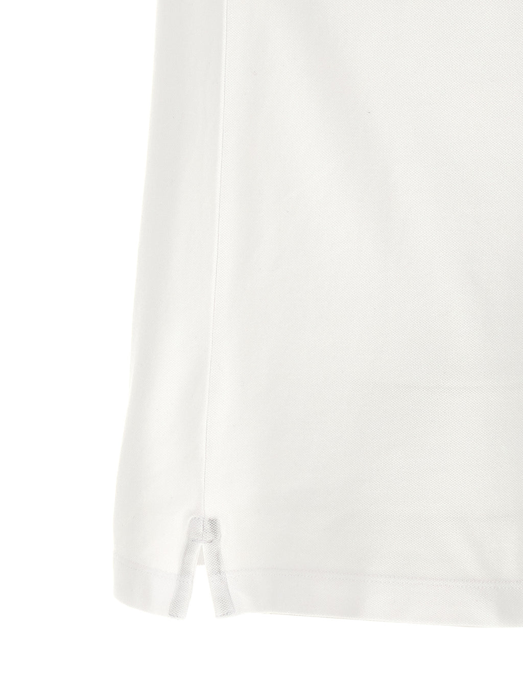 White Cotton Polo Shirt