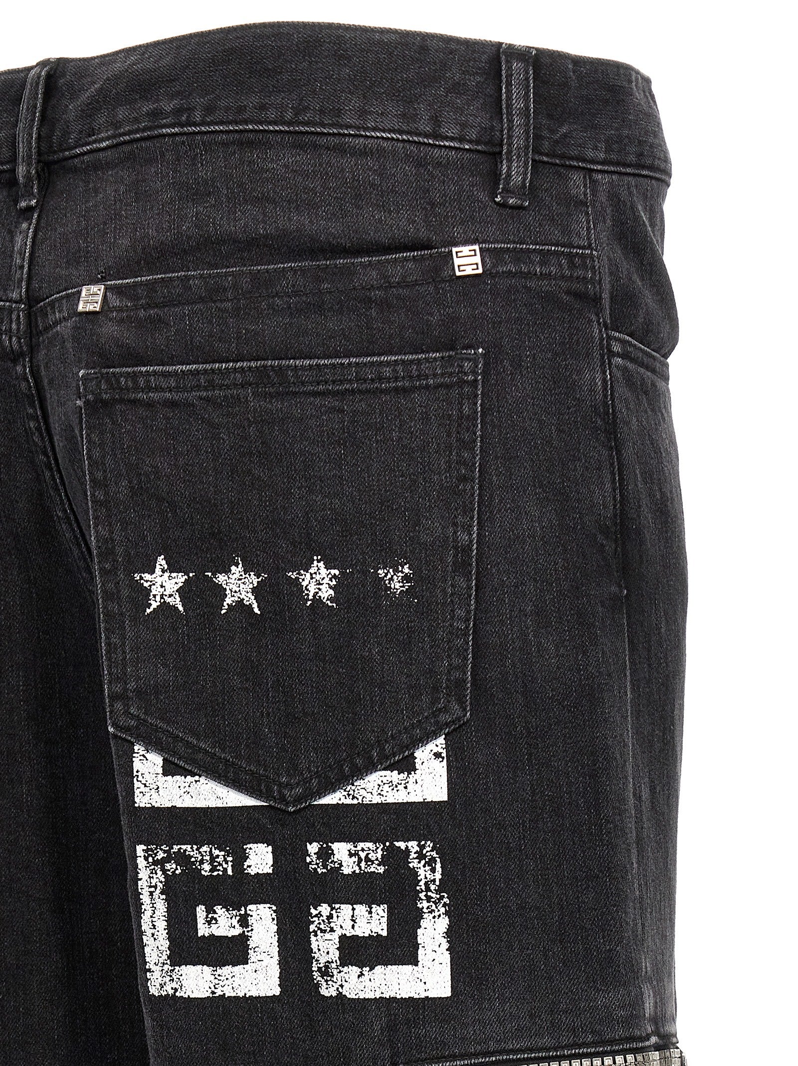 Black Cotton Jeans Denim