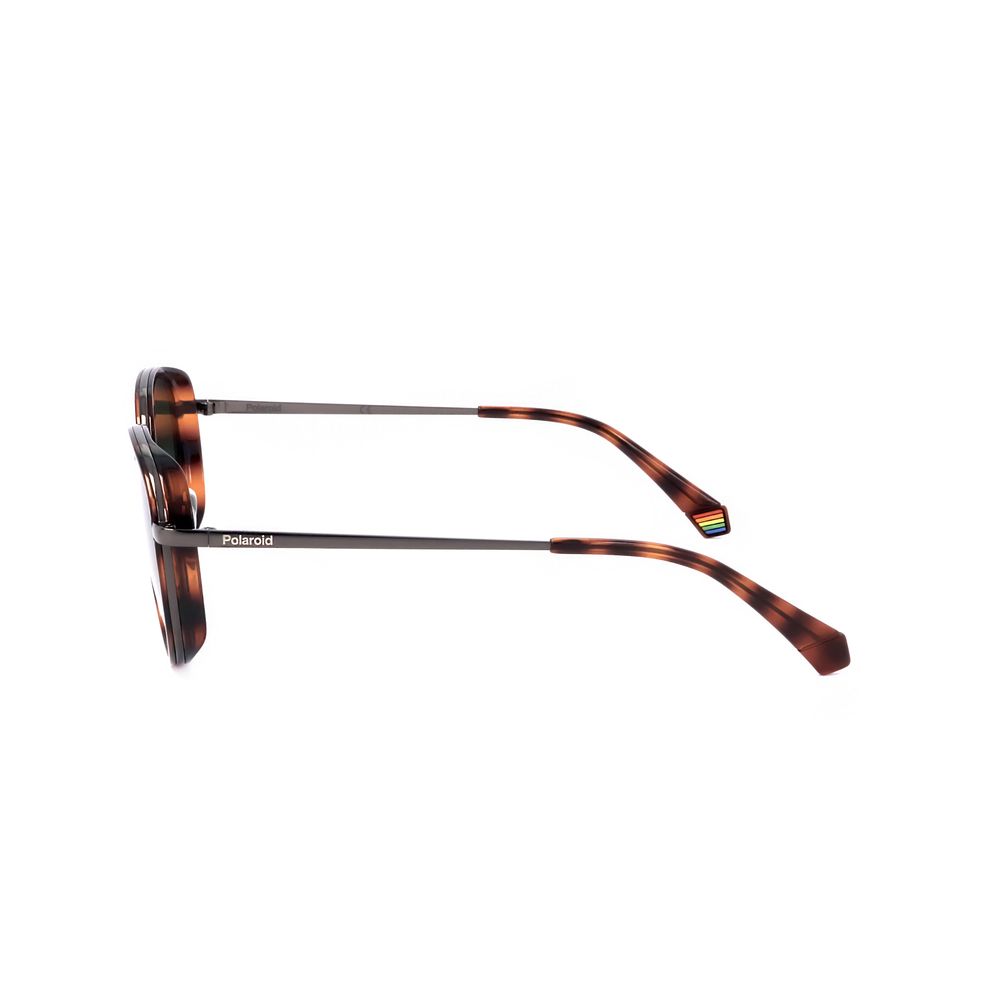 Brown Metal Sunglasses