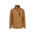Brown Polyester Shell Jacket