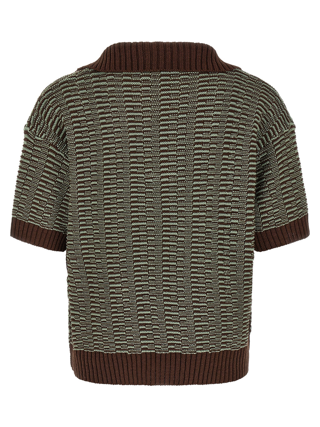 Brown Cotton Polo Shirt