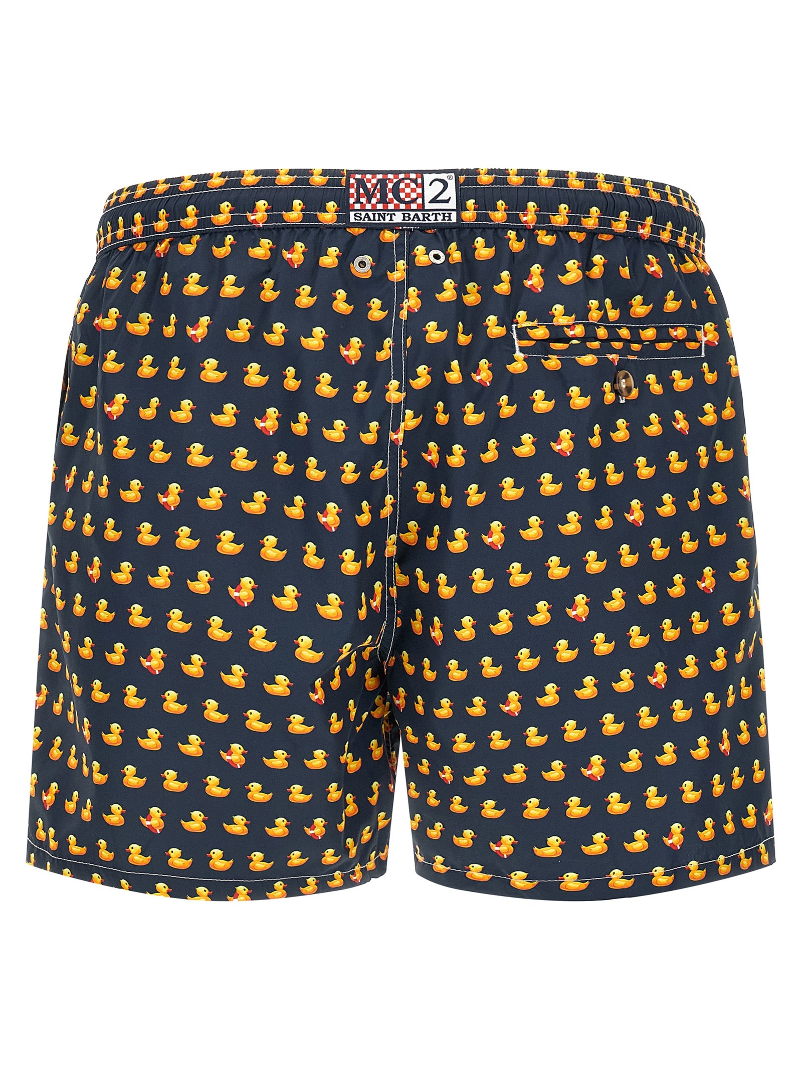 Multicolor Polyester Swim Shorts