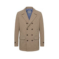Brown Cotton Men's Jacket