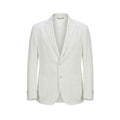 White Linen Men's Jacket