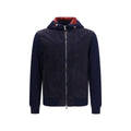 Blue Calf Leather Bos Taurus Jacket