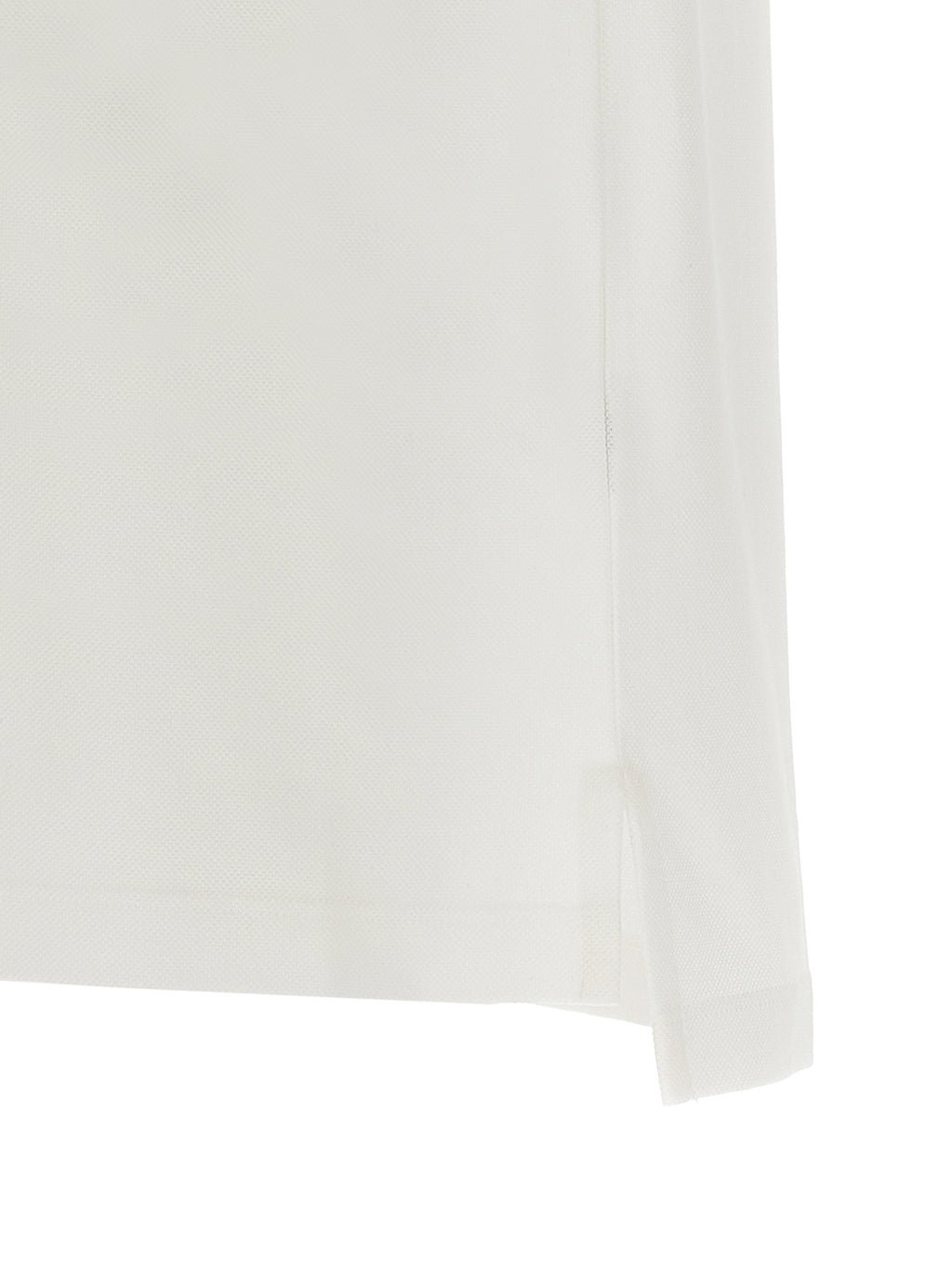 White Cotton Polo Shirt