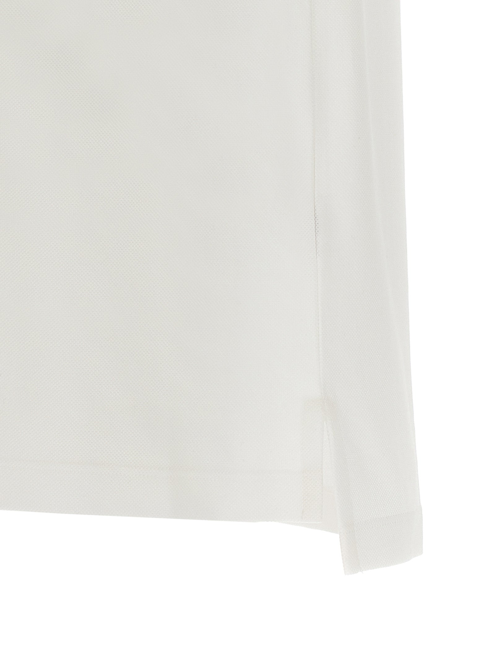 White Cotton Polo Shirt