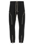 Black Cotton Cargo Pants