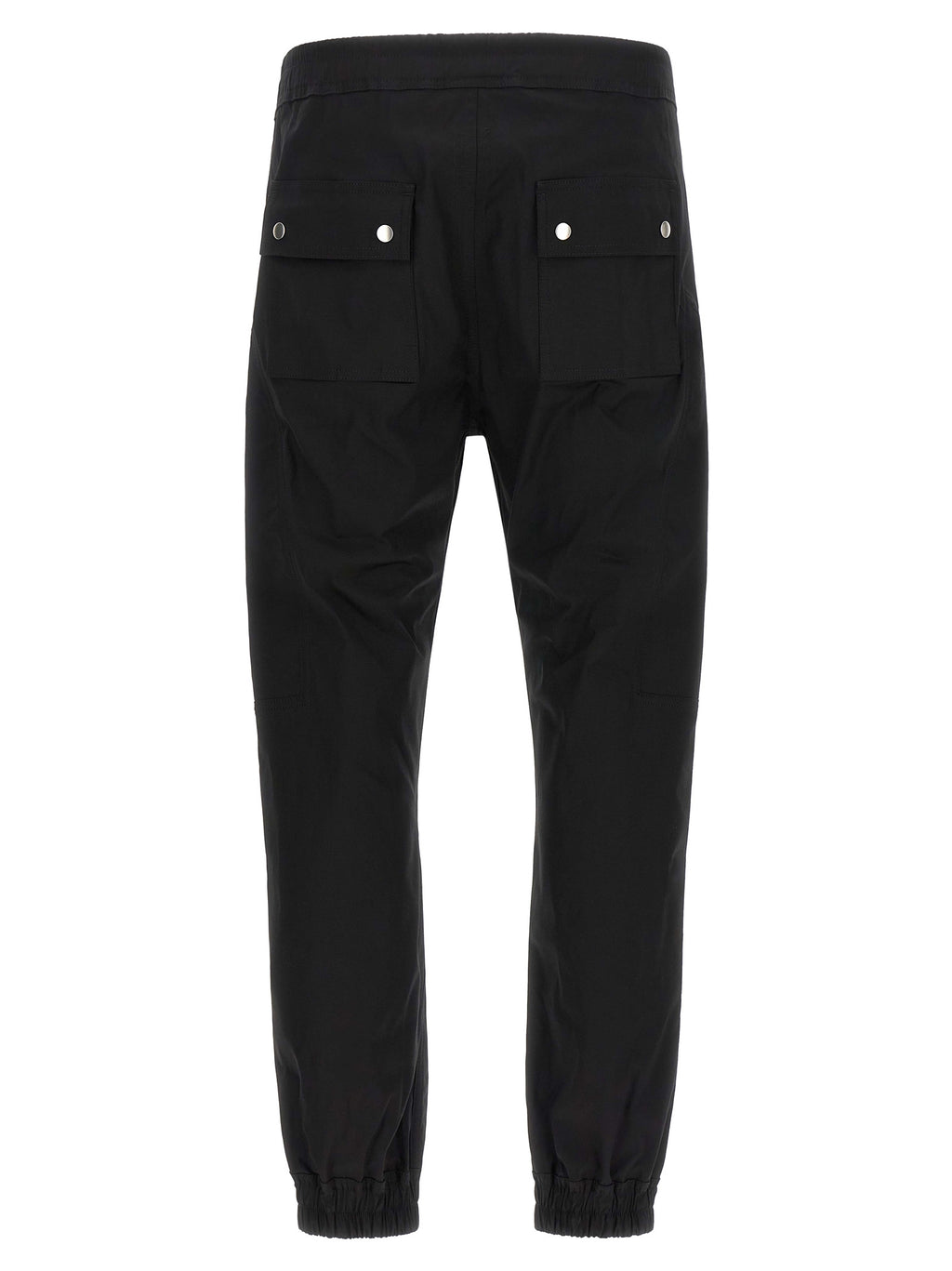 Black Cotton Cargo Pants