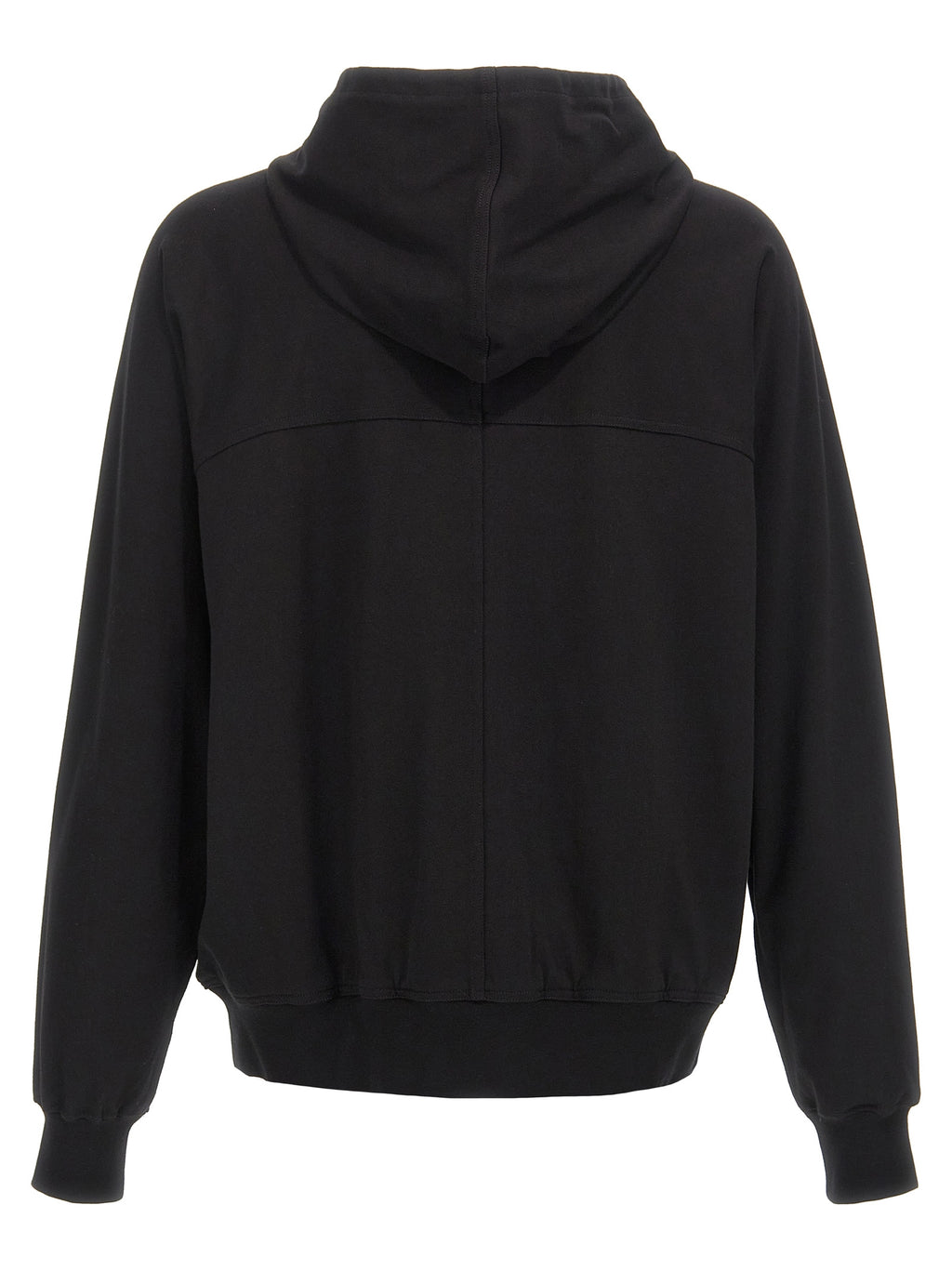 Black Cotton Hoodie