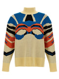 Multicolor Virgin Wool Cardigan