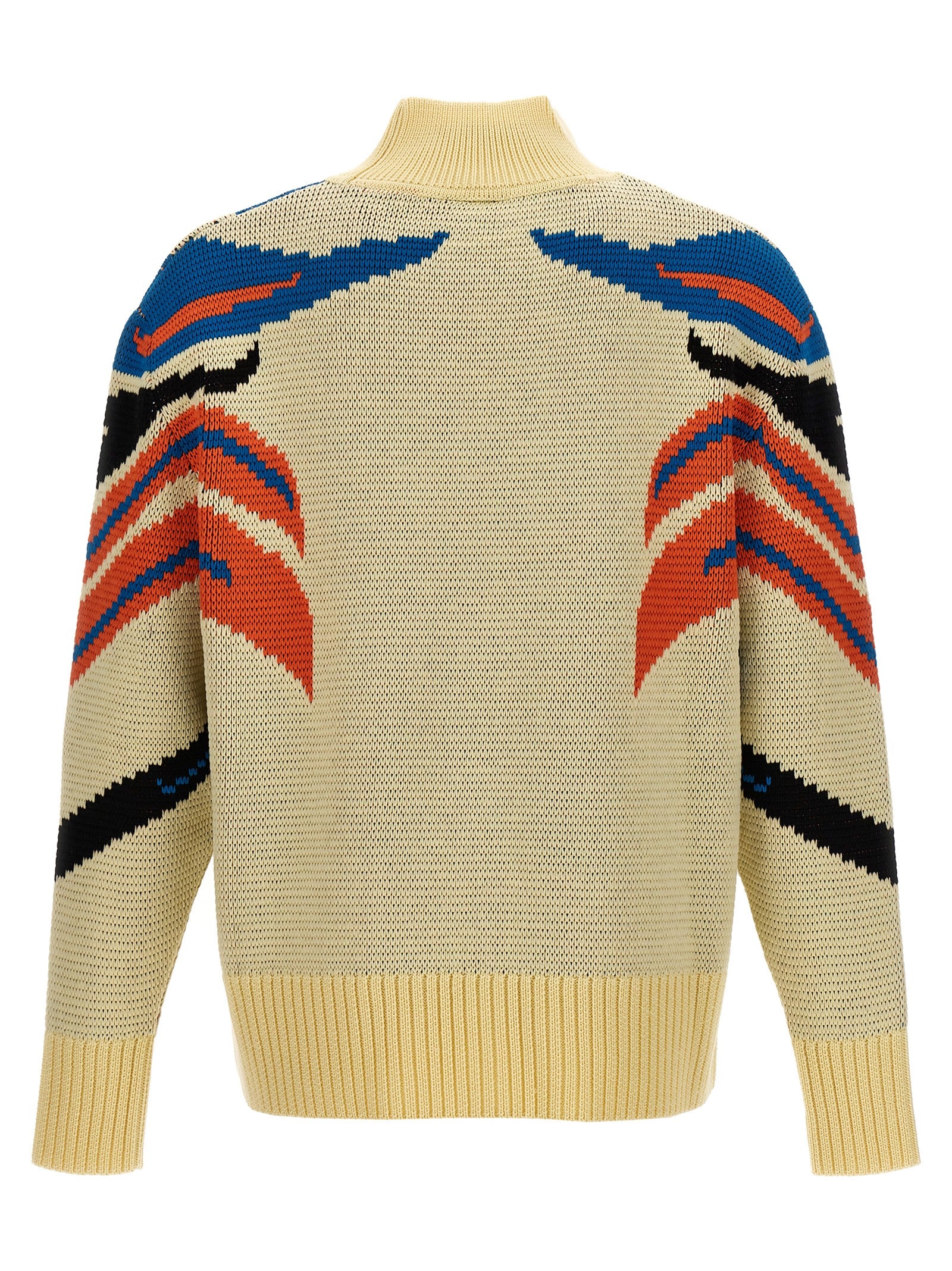 Multicolor Virgin Wool Cardigan