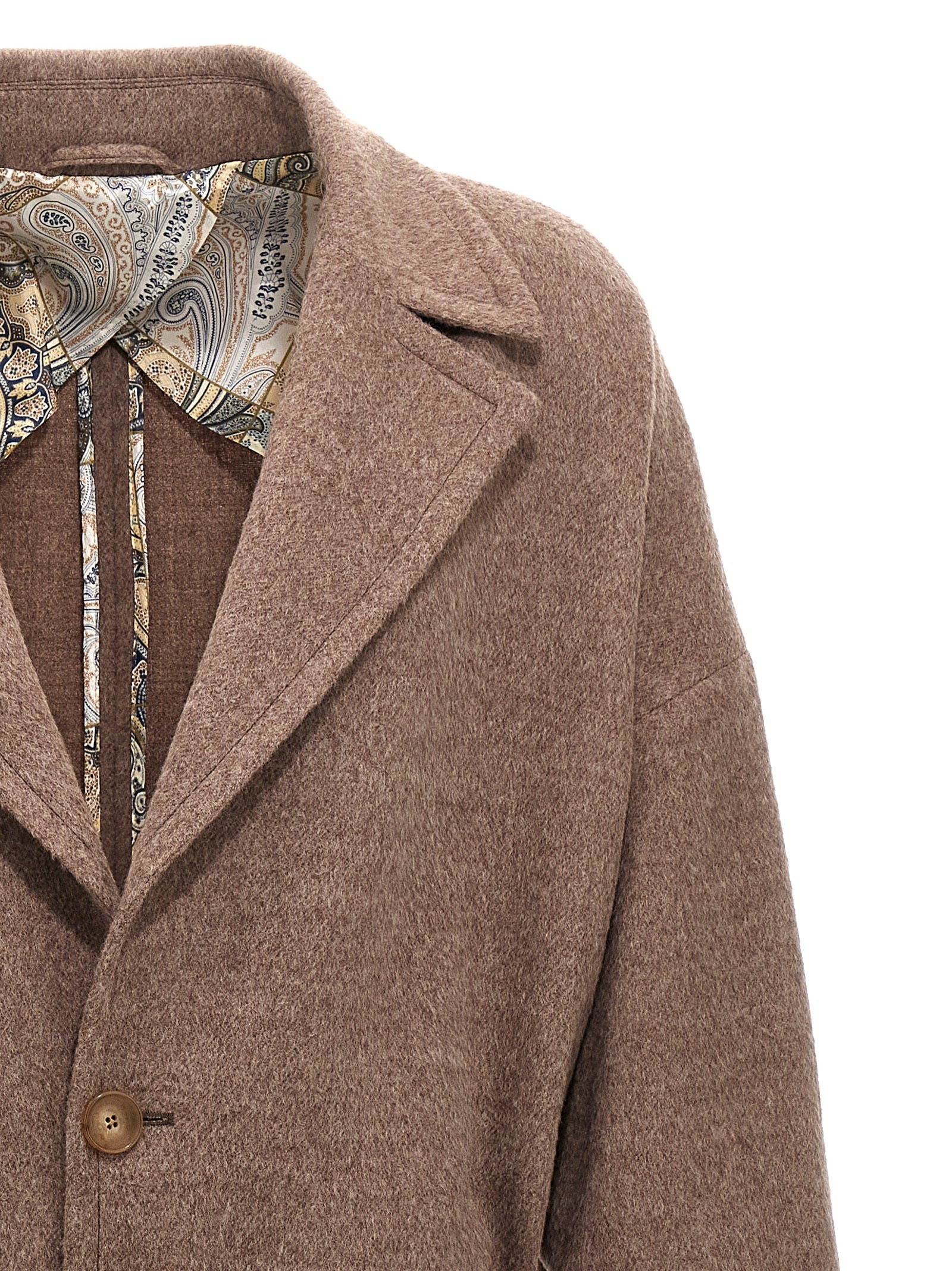 Beige Wool Coat