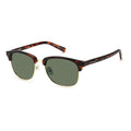Brown Metal Sunglasses