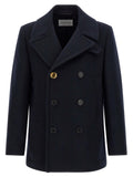 Blue Wool Coat