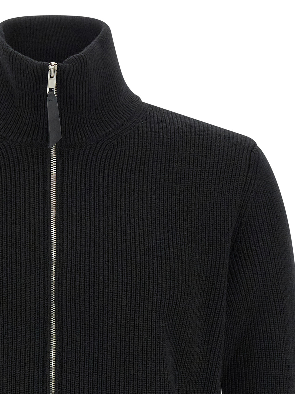 Black Cotton Cardigan