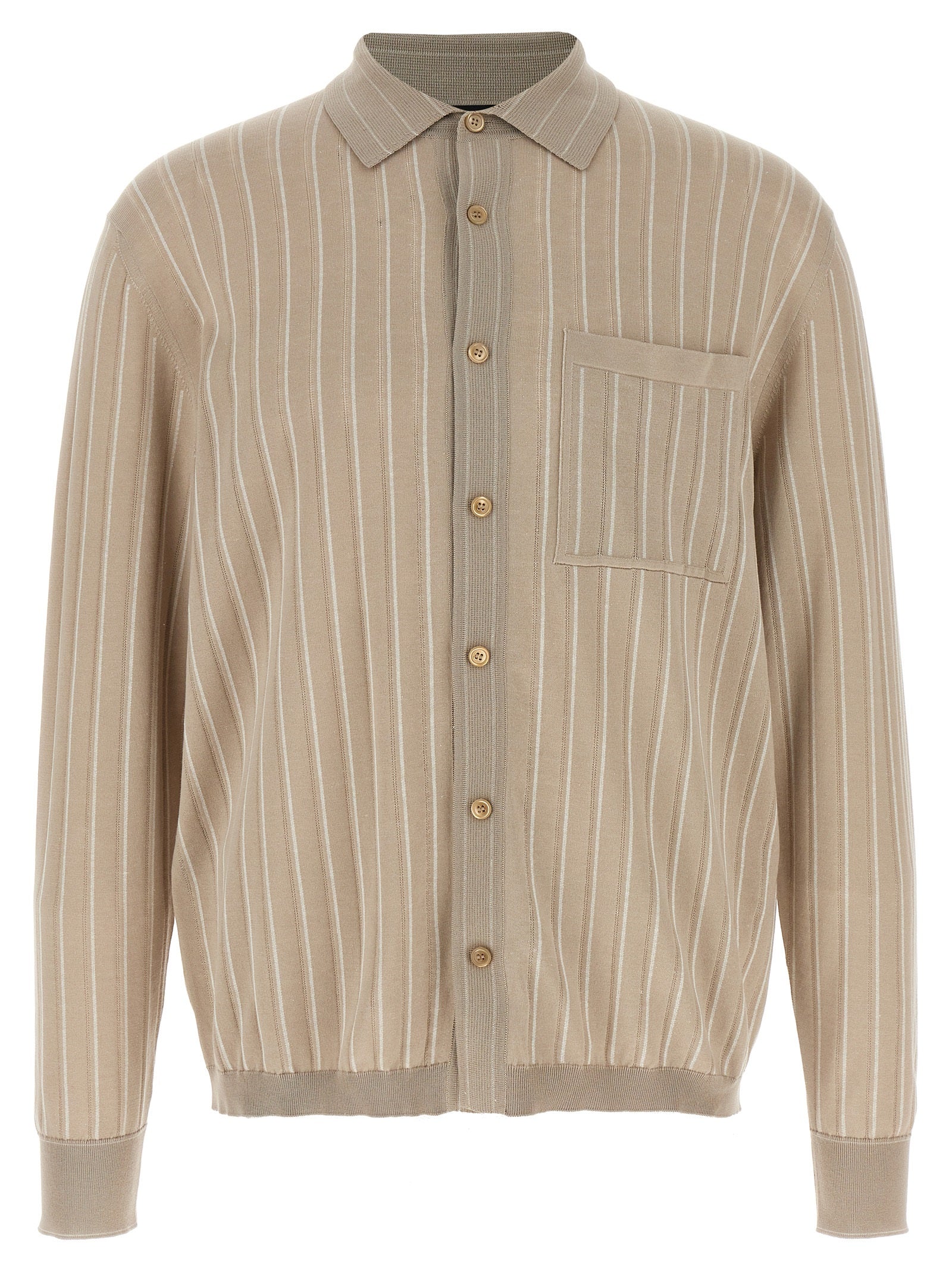 Beige Cotton Blouse