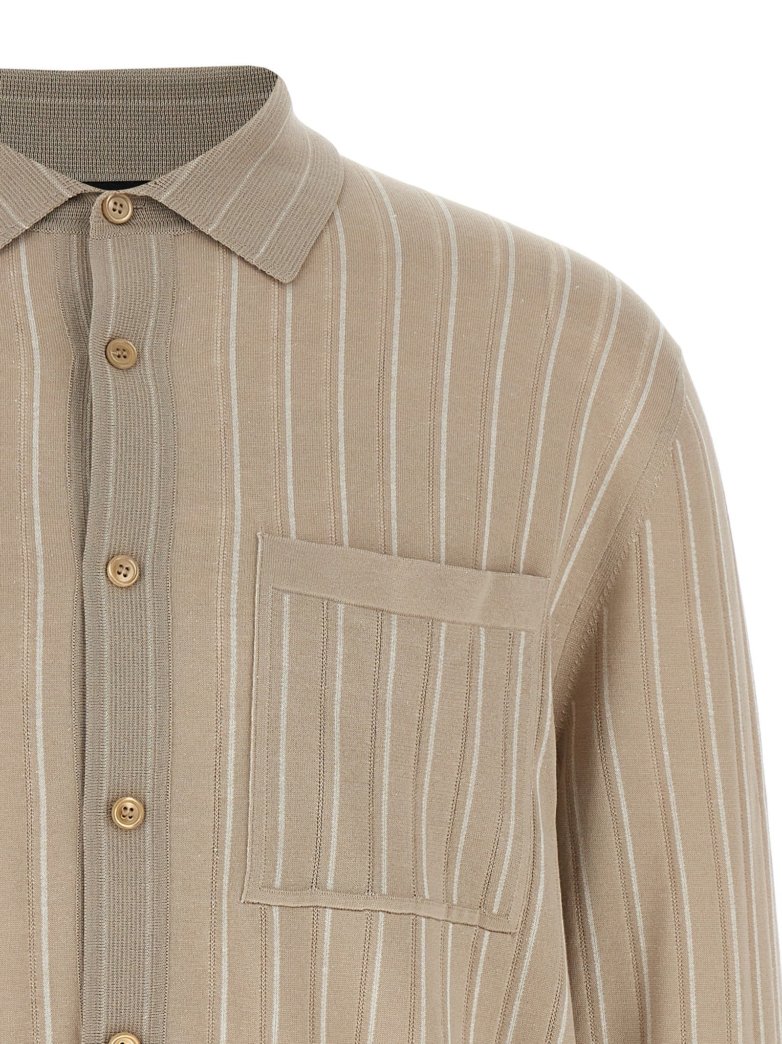 Beige Cotton Blouse
