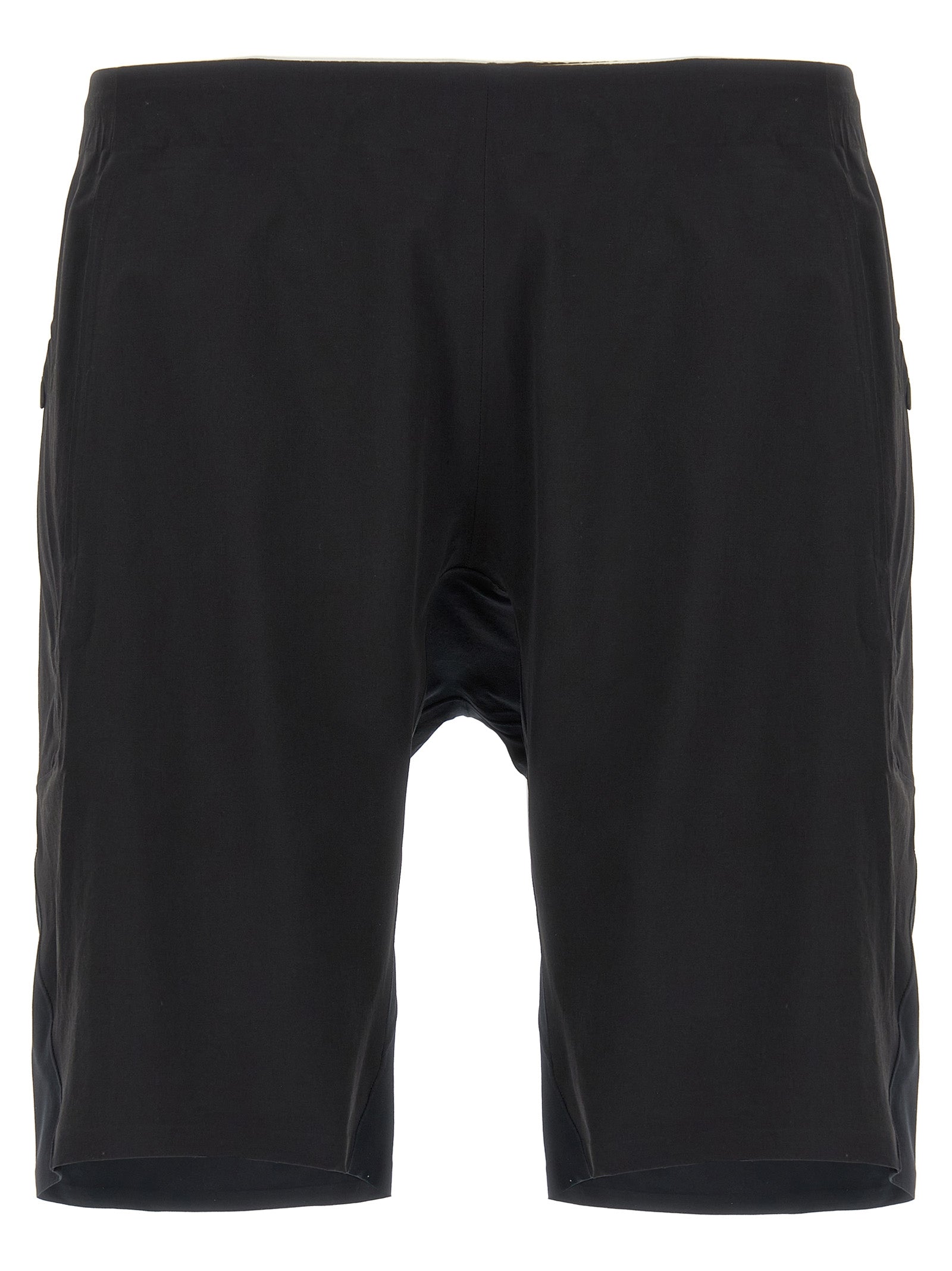 Black Nylon Bermuda Shorts
