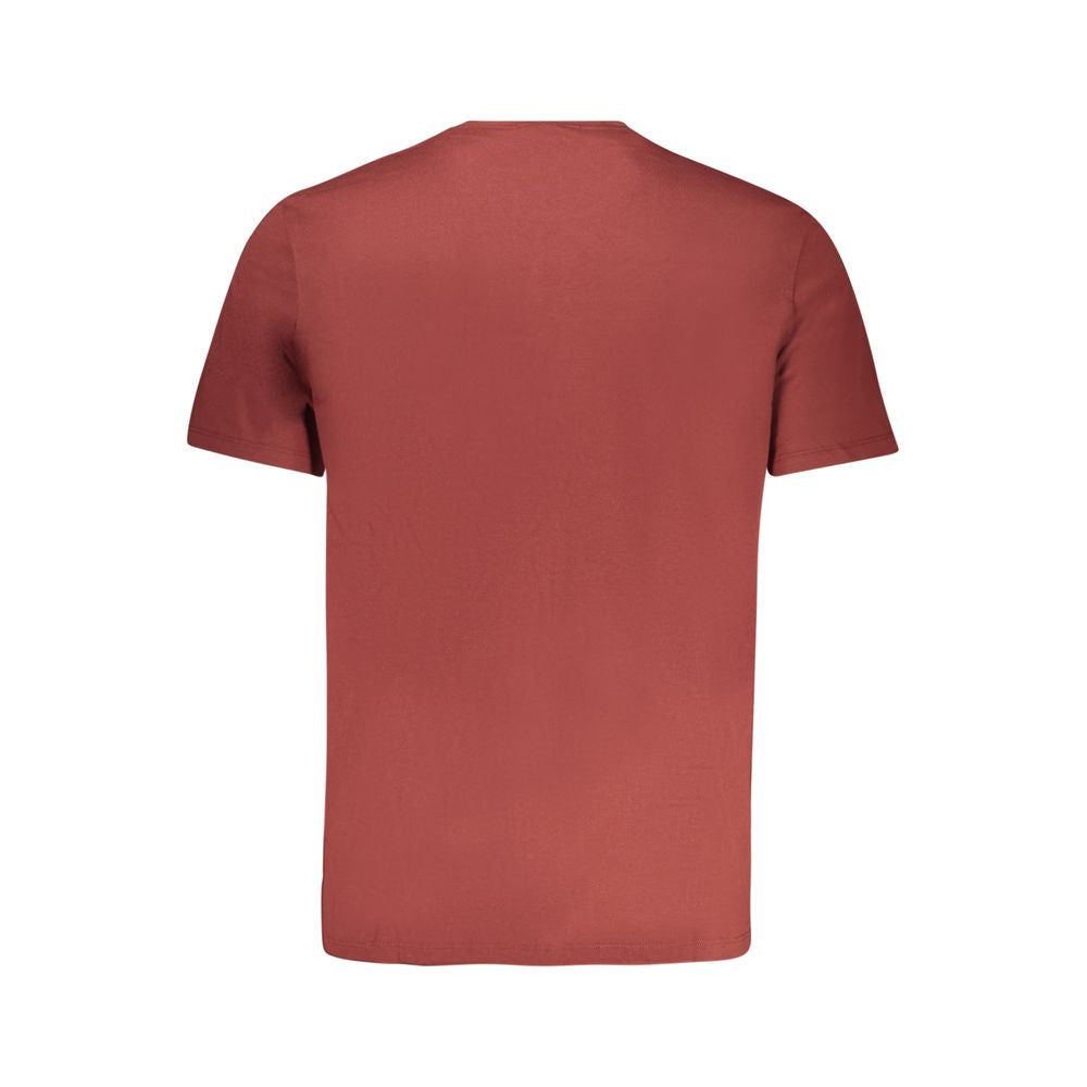 Marrone Cotton Men T-Shirt