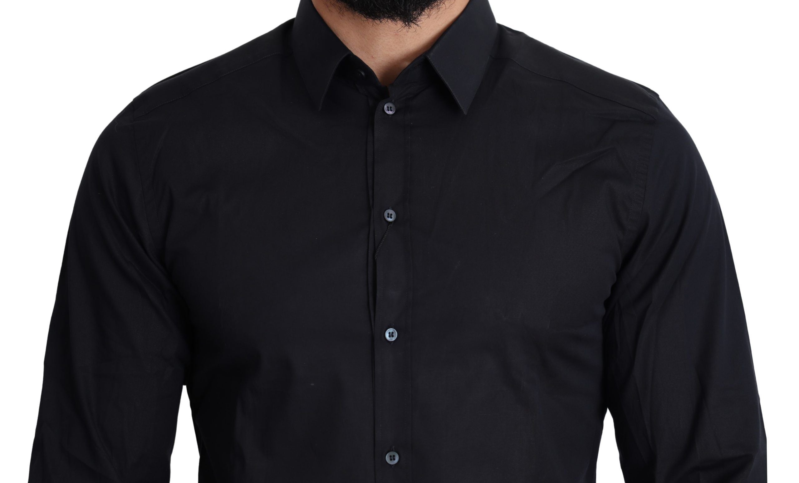 Blue Cotton Formal GOLD Dress Shirt