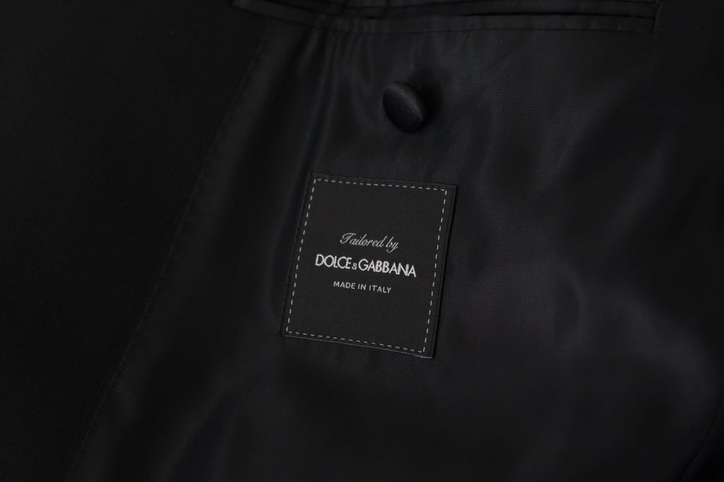 Black Double Breasted Coat Blazer Jacket