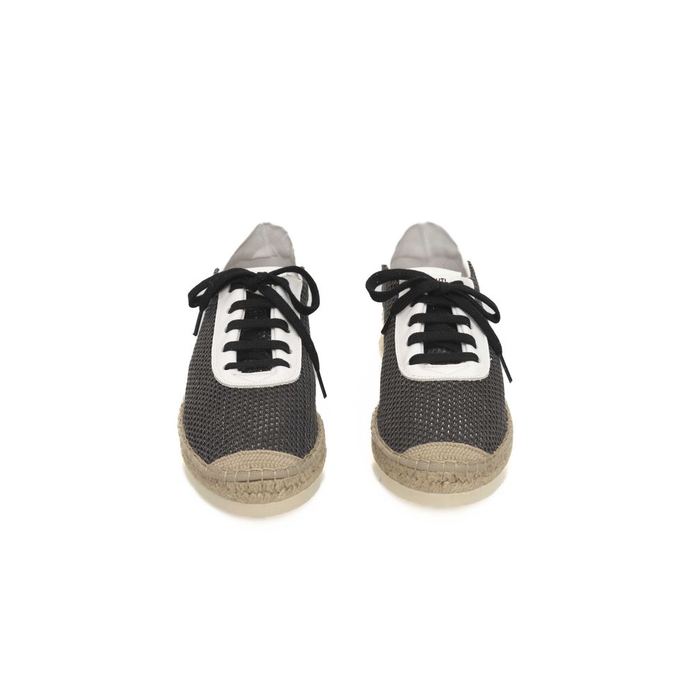 Black Calfskin Men Sneaker