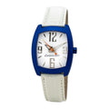 White Leather Dress Watch