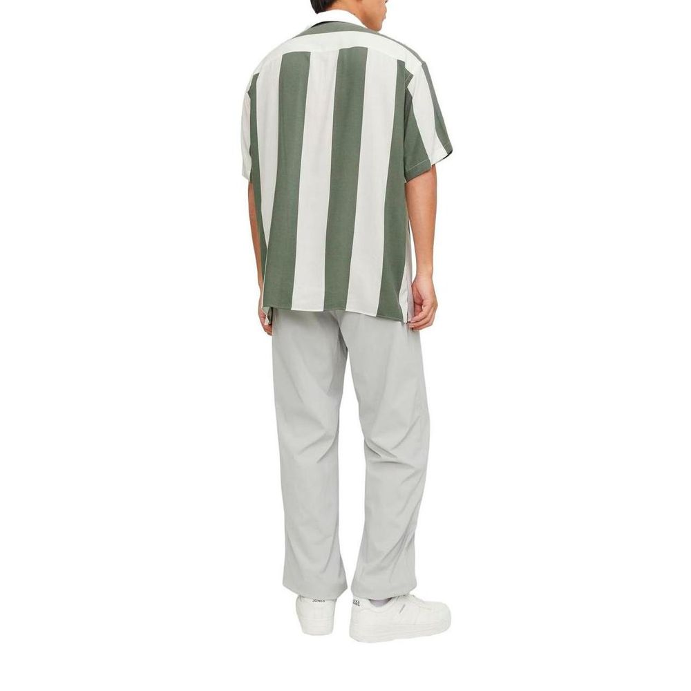 Green Viscose Shortsleeve Shirt