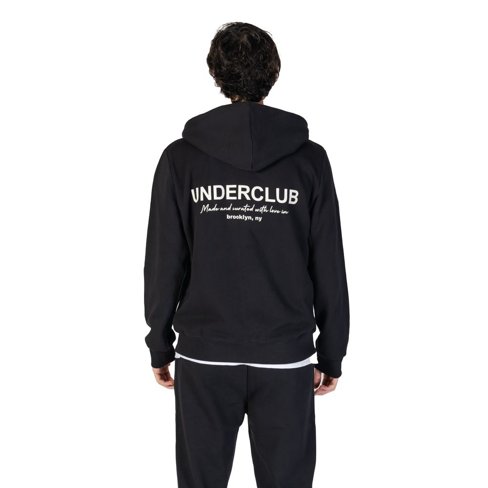 Black Cotton Hoodie
