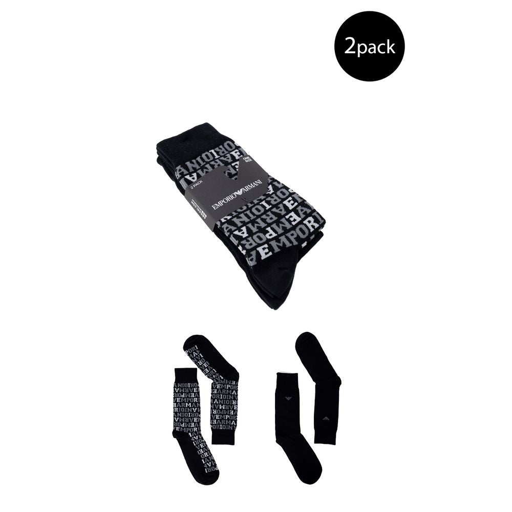 Black Cotton Socks