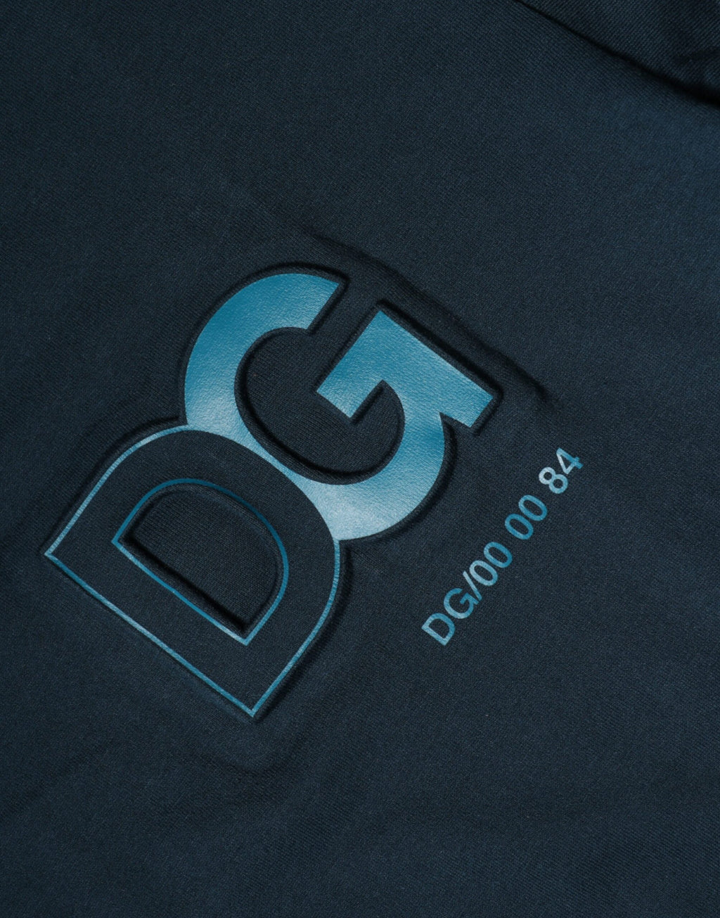 Blue Logo Crew Neck Short Sleeves T-shirt