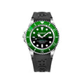 Black Rubber Sport Watch