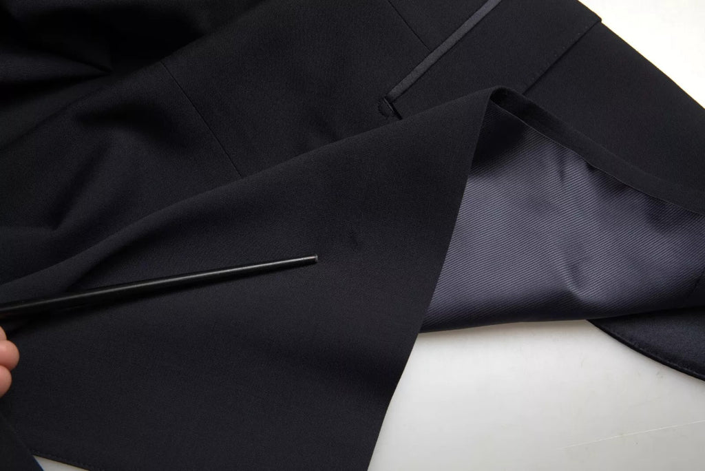 Black 3 Piece Single Breasted MARTINI Suit