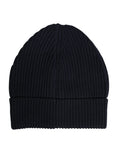Blue Cashmere Knitted Winter Beanie Hat