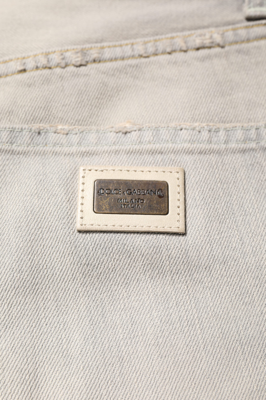 Light Gray Cotton Skinny Denim Jeans