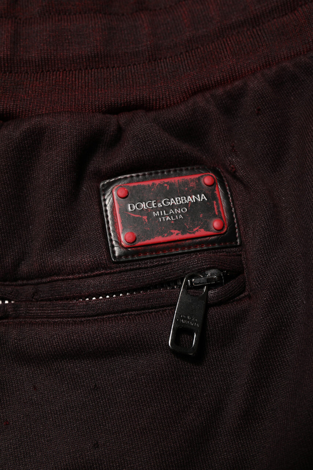 Bordeaux Cotton Bermuda Sweatshorts Shorts