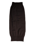 Brown Cashmere Knitted Neck Warmer Foulard Scarf