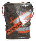 Green Fashion Expression Oversized Plastic Tote Bag