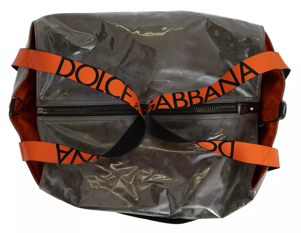 Green Fashion Expression Oversized Plastic Tote Bag