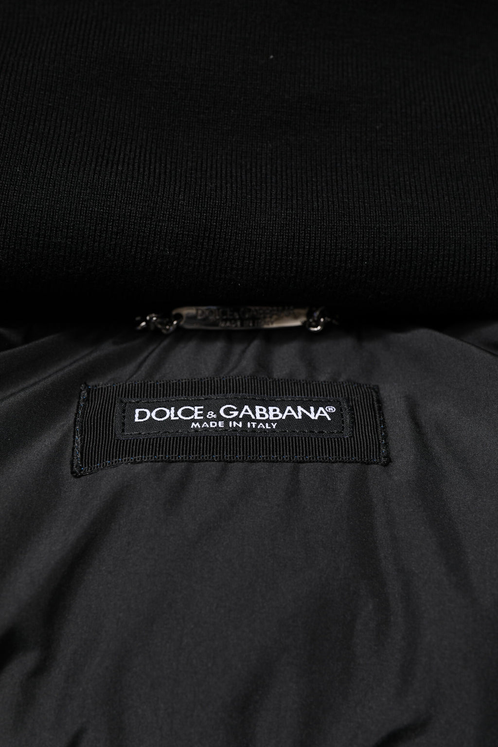 Blue Logo Full Zip Hooded Quilted Jacket