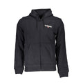 Black Cotton Men's Hoodie