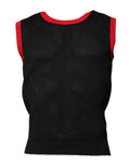 Black Cotton Slim Fit Round Neck T-shirt