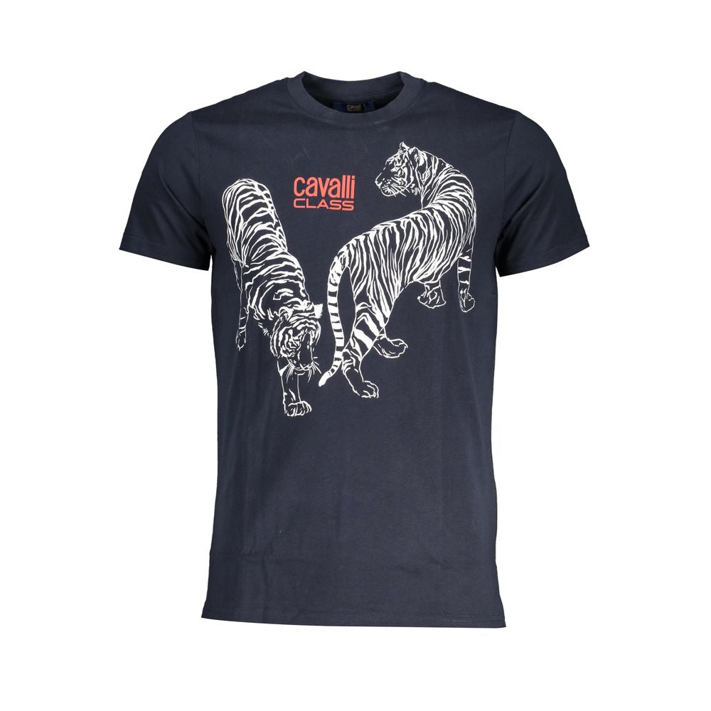 Blu Cotton Mens T-Shirt