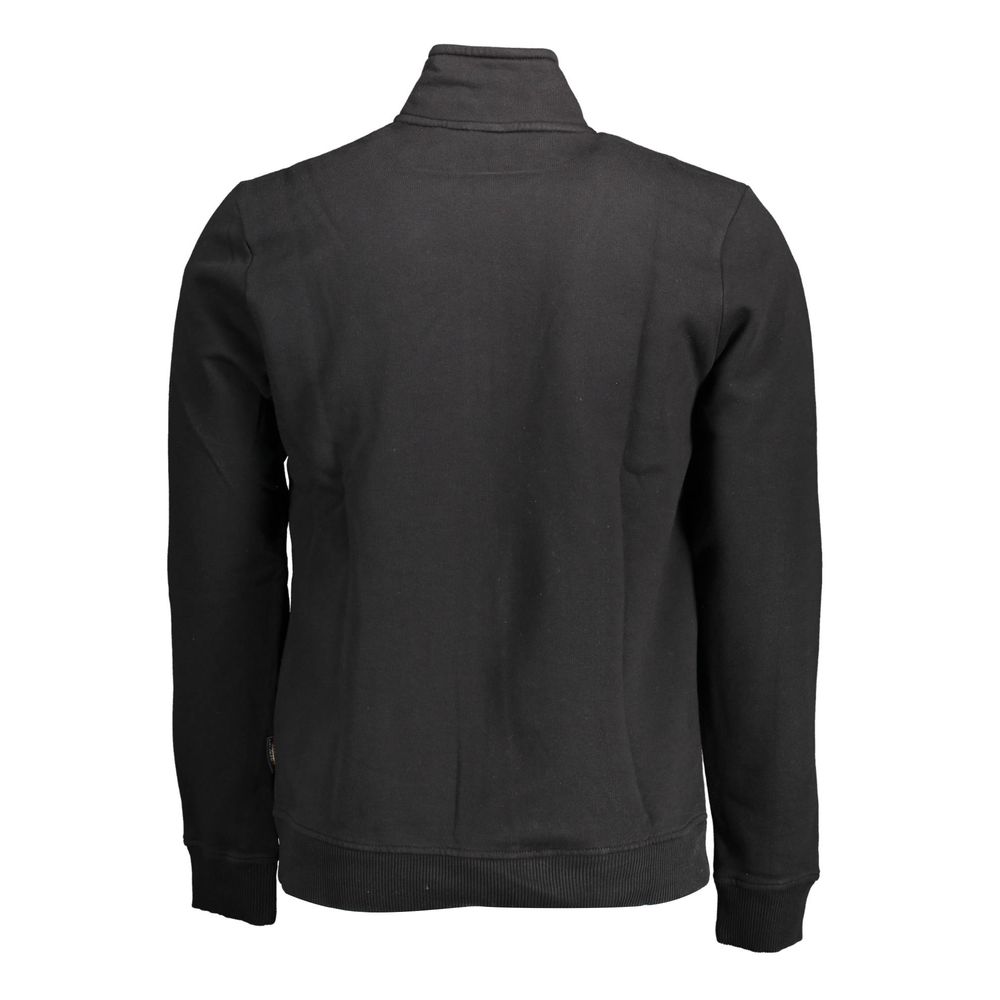 Blue Cotton Men Sweatshirt
